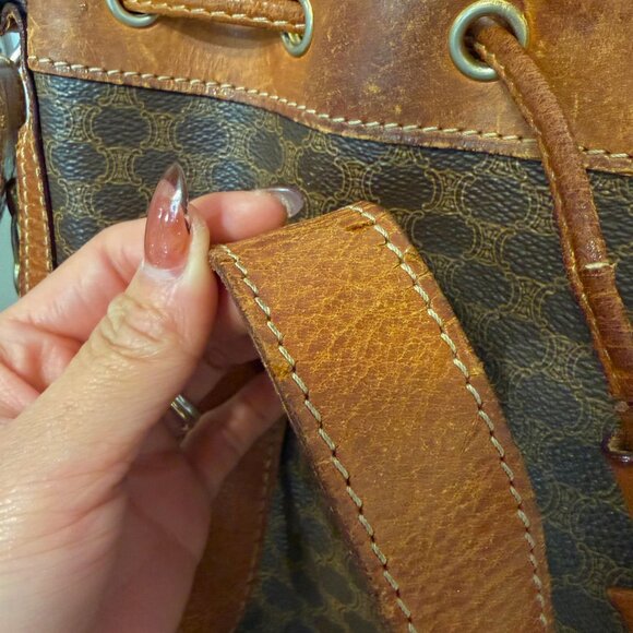 Celine Vintage Macadam Bucket Bag - Picture 11 of 16